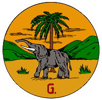 Dit is het wapen van Gambia toen het nog een Britse kolnie was. Dit wapen is te vinden op de lokatie www.ngw.nl