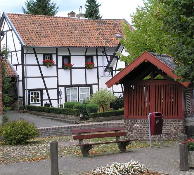 

vakwerkhuis in Mheer.