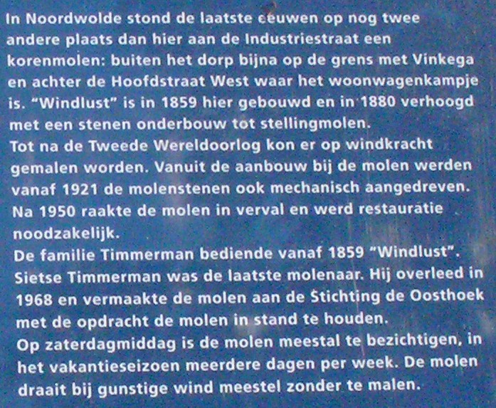 molen Windlust te Noordwolde