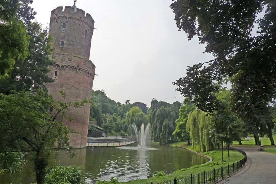 Kronenburgertoren aan het Kronenburgerpark te Nijmegen 