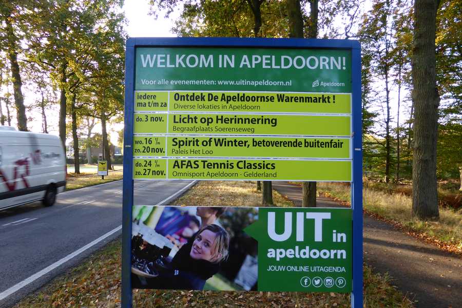 

langs de Zwolseweg te Apeldoorn.
